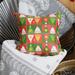 Merry Christmas Tree Throw Pillow Cover Christmas Gift 18"x18"