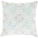 Decorative Carole Floral Feather Down or Polyester Filled 22-inch Throw Pillow