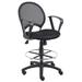 Boss Mesh Back Drafting Chair with Loop Arms