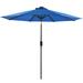 Sun-Ray 9' Round 8-Rib Aluminum Solar Umbrella, Base Not Included