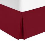 Nestl Luxury Pleated Full Size 14 inch Drop Bed Skirt