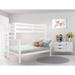 Taylor & Olive Trillium Twin over Full Bunk Bed with End Ladder