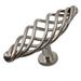 GlideRite 3.875-inch Satin Nickel Oversized Birdcage Cabinet T-Knobs (Pack of 10 or 25)