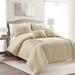 Lush Decor Arora Pleat 5 Piece Comforter Set