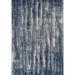 ADDISON Reston Casual Stripe Blue/Silver Area Rug (3'3"X5'1") - 3'3"X5'1"