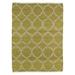 Handmade Natural Fiber Cayon Wasabi Lattice Rug (7'6 x 9') - 7'6" x 9'