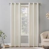 No. 918 Sora Casual Textured Grommet Curtain Panel, Single Panel