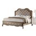 Acme Furniture Chelmsford Bed, Tan Fabric and Antique Taupe