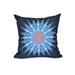 Sea Wheel Geometric Print 20-inch Throw Pillow