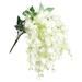 Set of 2 Artificial Hanging Wisteria Flower Stem Bush Bouquet 30in