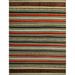 Noori Rug High-Low Kilim Leonidas Ivory/Black Rug - 10'0" x 12'11"