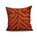 20 x 20-inch Animal Stripe Geometric Print Pillow