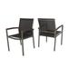 Luton Outdoor Wicker Dining Chair with Aluminum Frame (Set of 2) by Christopher Knight Home