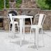 4 Pack 30" High Metal Indoor-Outdoor Barstool with Back - Kitchen Furniture