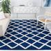 SAFAVIEH Dallas Shag Gertrudis Trellis 1.5-inch Thick Rug