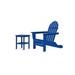 Hawkesbury 2-piece Recycled Plastic Folding Adirondack Chair with Side Table Set by Havenside Home