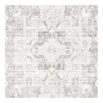 Desmond Beige Distressed Medallion Wallpaper - 20.5 x 396 x 0.025