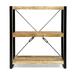 Brinkley Indoor Mango Wood Handcrafted 3 Shelf Shelving Unit by Christopher Knight Home