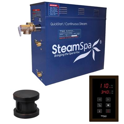 SteamSpa Oasis 6 KW QuickStart Steam Bath Generator Package in Oil Rubbed Bronze