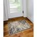 Addison Barkley Dense Abstract Shadow Striped 1'8" x 2'6" Accent Rug