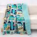 Greenland Home Fashions Wave Rider Quilted Reversible Throw Blanket