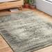 Alexander Home Carissa Distressed Taupe/Ivory Medallion Area Rug