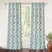 DriftAway Bella Medallion Printed Room Darkening Grommet Window Curtain Panel Pair