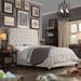 Moser Bay Maturin Upholstered Panel Bed with Wingback Headboard