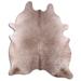 Cowhide Area Rugs NATURAL HAIR ON COWHIDE LIGHT CHAMPAGNE 3 - 5 M GRADE B size ( 32 - 45 sqft ) - Big