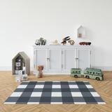 BARRETT BUFFALO CHECK NAVY Area Rug by Kavka Designs