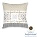 Laural Home kathy ireland® Small Business Network Member Peaceful Elegance Stripe Decorative Throw Pillow - 18x18