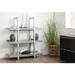 Rye Studio Tivoli Contemporary Wood Open Bookcase, Grey