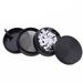 Large Aluminum Herb Grinder with Pollen Sifter & Bonus Scraper - 4pc Set