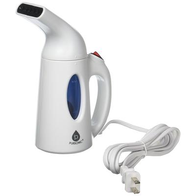 Pursonic Portable 130ml Handheld Fabric Fast Heat-up Powerful Garment Clothes Steamer, White