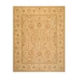 Hand Knotted Tan,Beige Persian Wool Oriental Area Rug (8x10) - 8' 1'' x 9' 10''