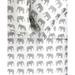 Printed Design Cotton Collection 400 Thread Count Elephants Printeded Duvet Set - 4 Color