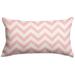 Majestic Home Goods Indoor Chevron Small Decorative Throw Pillow 20 X 12