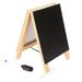 Juvale Double Sided Chalkboard Stand and Dry Erase Sign - Dual Tabletop Easel