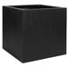 Natural Block Square Planter Pot Indoor Outdoor Fiberstone Planter Box 16-in - Medium - 16"