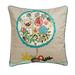 Cottage Home Tree Cotton 18 Inch Throw Pillow