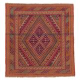 ECARPETGALLERY Hand-knotted Tajik Caucasian Purple Wool Rug - 3'8 x 3'11