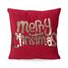 Tigue Glam Velvet Christmas Throw Pillow by Christopher Knight Home