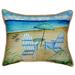 Betsy Drake Adirondack Multicolor Polyester Throw Pillow