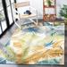 SAFAVIEH Barbados Souzan Tropical Indoor/ Outdoor Waterproof Patio Backyard Rug