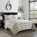 Dearfoams Willisville Micromink 3pc Quilt Set with Micromink Reverse