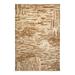 Overton Hand Knotted Wool Vintage Inspired Modern Contemporary Eclectic Ivory Area Rug - 6' 1" x 8' 9"