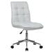 Porthos Home Lada Adjustable Swivel Office Chair, Linen Upholstery