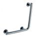 Transolid Z-Series Left Side L shape Grab Bar - Brushed Stainless