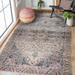 Carson Carrington Lugnvik Blue/Pink Jute Blend Flatweave Area Rug