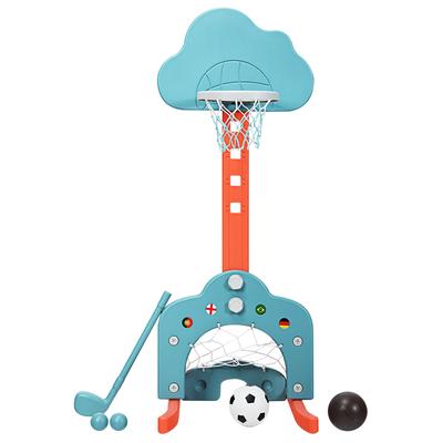 Kids 3-in-1 Basketball Hoop Toddler Sports Activity Center